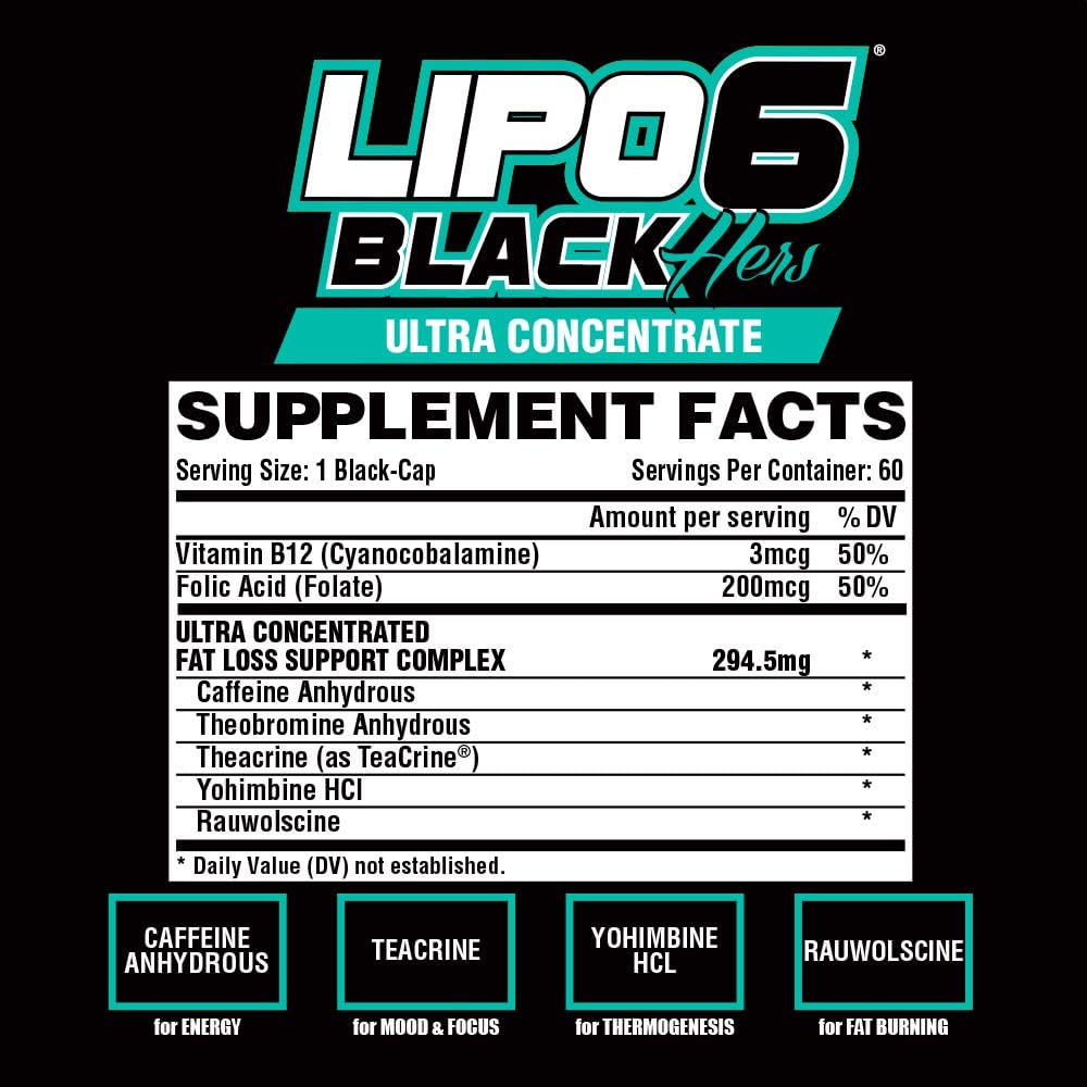Lipo 6 Black Hers Ultra Concentrate ingredientes