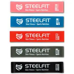 SteelFit Set de 5 Bandas Elasticas envase