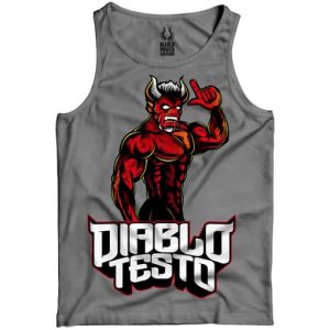 Top Tank Diablo Testo Gris,