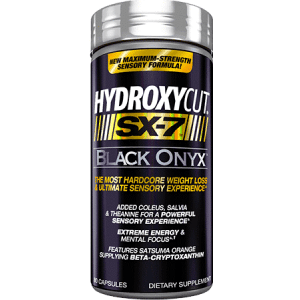 Hydroxycut SX-7 Black Onix bote