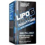 Lipo 6 Black Nightime Ultra Concentrate 30 Cápsulas Nutrex