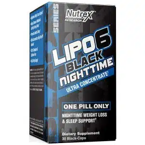 Lipo 6 Black Nightime Ultra Concentrate, Nutrex