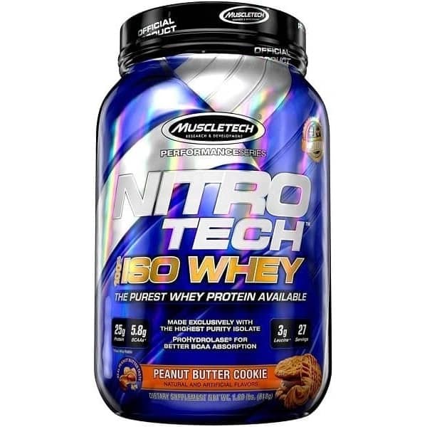 Nitro Tech 100% ISO Whey - Peanut Butter Cookie