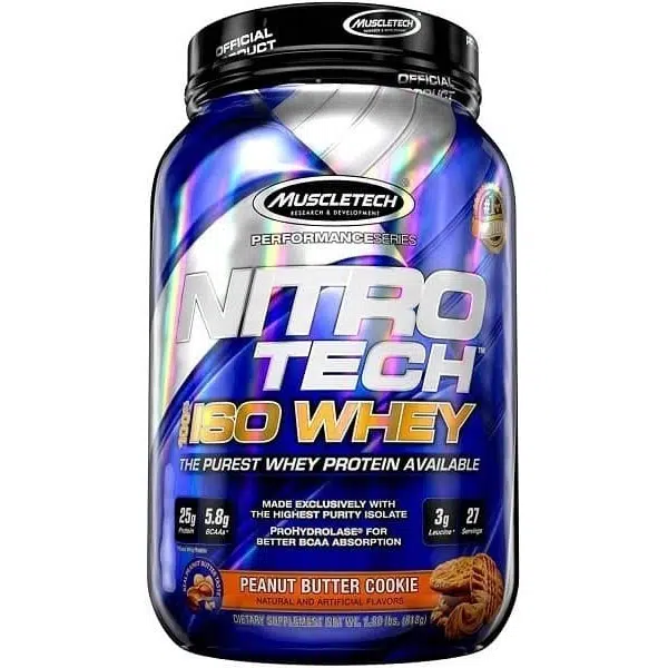 Nitro Tech 100% ISO Whey – Peanut Butter Cookie MuscleTech