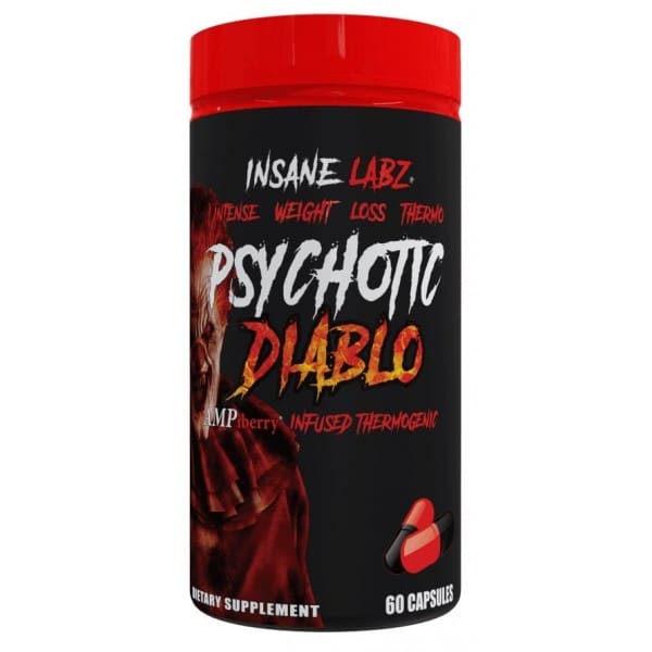 Psychotic Diablo Insane Labz | Quemador de Grasa 60 Cápsulas