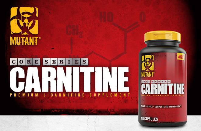 Mutant Core Series Carnitine. Premium L-Carnitine Supplement.